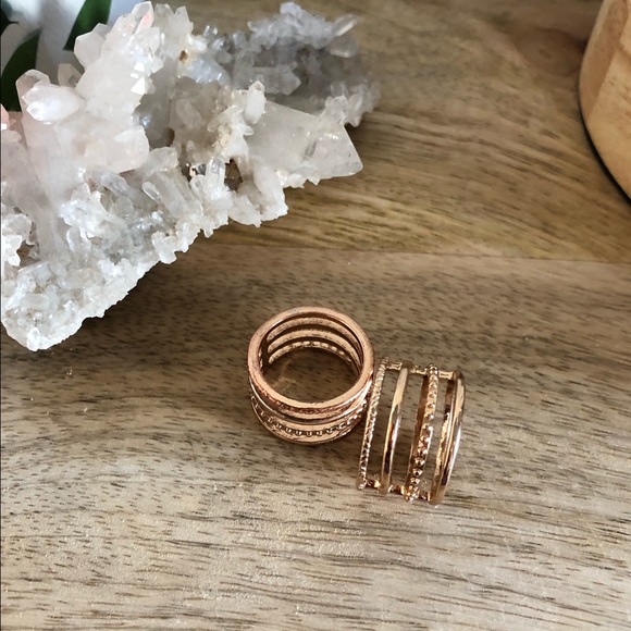 Gold Rings | set of 2 - Picture 2 of 2